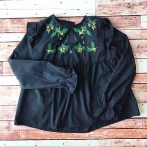 Worn once long sleeve size small shirt.